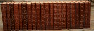 Fine Editions Press 21 - Volume Antique Book Set 1950s Austen Bronte Dickens Defoe