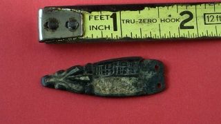 Metal Detector Finds.  Saxon Strap End With Bits Of Paste In.  Uk Only
