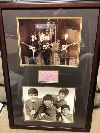 Rare Complete The Beatles Autographs With From JSA Authentic Signed 2