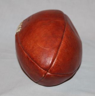 Mark Cross 1940s Leather Rugby Ball Laces Hand Sewn Display Football Antique 4