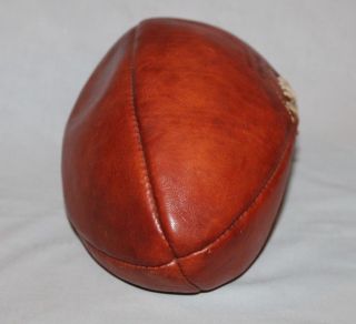 Mark Cross 1940s Leather Rugby Ball Laces Hand Sewn Display Football Antique 5