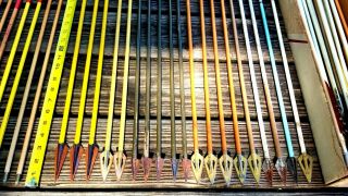 123 Vintage Arrows,  116 Wood Old Cedar,  7 fiberglass,  2 Quivers,  Broadheads,  NR 4