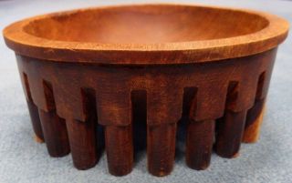 Rare Vintage South Pacific Hand Carved Kava Bowl Fiji Samoa Tonga 2