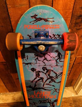 Vintage Powell Peralta Lance Mountain Skateboard Cross Bones Venture Trucks RARE 3