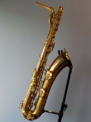 Vintage 1930s Conn 12m " Naked Lady " Eb Baritone Saxophone