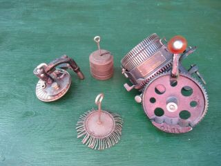 Antique Ainslie Auto Csm Knitter Machine Cylinder 72,  Ribber 36