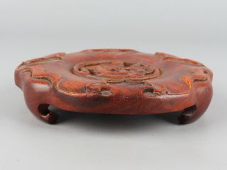 Chinese Exquisite Hand - Carved Wooden Base