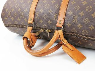 Authentic Vintage LOUIS VUITTON Keepall 50 Monogram Canvas Duffel Bag 32650 8