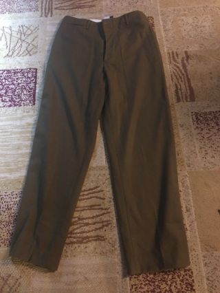 Ww2 Us Army Em Wool Pants Size 38 Wpg Made A Couple Of Small Repairs