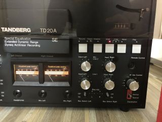 Vintage TANDBERG TD20A SE ULTRA RARE High Speed 7 - 1/2 To 15 IPS REEL TO REEL 5