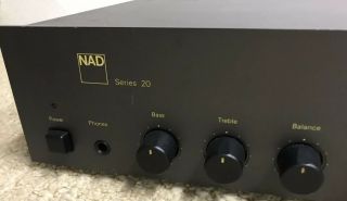 NAD 1020 Preamplifier - Series 20 - Vinyl / Phono Stage - Vintage Audiophile 8
