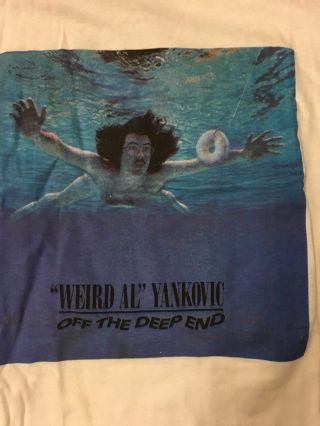 Weird Al Yankovic Tour - Nirvana Spoof - Off The Deep End - 1992 Rare Nos Limited