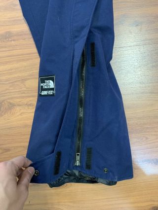 NWT VINTAGE 90 ' S NORTH FACE MOUNTAIN NAVY BLUE GORE - TEX PANTS XXL 1991 3