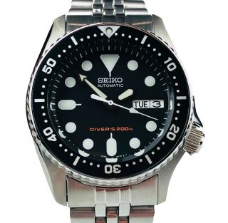 Seiko Divers Black Dial Stainless Steel Mens Watch Skx013k2 Skx013k Skx013 £369