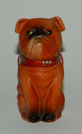 Vintage Rare Art Deco Celluloid Dog Candy Container Japan 40 