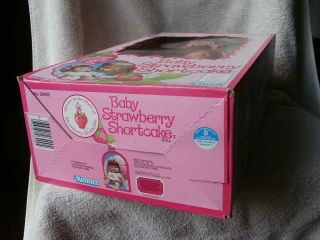 RARE 1982 NIB NRFB Vintage Kenner BABY Strawberry Shortcake DoLL PRISTINE 3