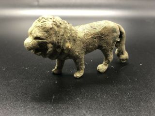 Ancient Roman Bronze Lion Figurine