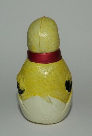 VINTAGE & RARE ART DECO CELLULOID BIRD ON EGG CANDY CONTAINER TOY JAPAN 40 ' s 2 3