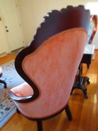 Antique Victorian Sofa & 2 Matching Parlor Chairs (Gentlemen ' s & Ladies) 5