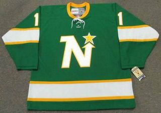 J.  P.  PARISE Minnesota North Stars 1967 CCM Vintage Throwback NHL Hockey Jersey 2