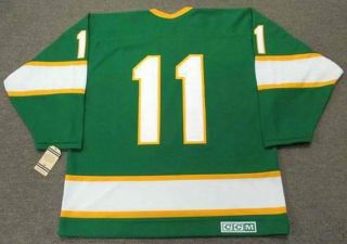 J.  P.  PARISE Minnesota North Stars 1967 CCM Vintage Throwback NHL Hockey Jersey 4