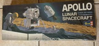 Factory Vintage H - 1838:600 Revell Apollo Lunar Spacecraft 1/48 Scale