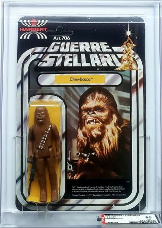 1978 Vintage Star Wars Harbert Chewbacca Afa 80 (85/85/80) Unpunched Rare Moc