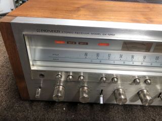 Pioneer SX - 1250 vintage receiver 6