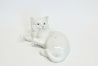 Rare German Gebruder Heubach Cat Porcelain Figurine