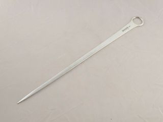 Georgian George Iii Solid Sterling Silver Meat Skewer Richard Crossley 1786 106g