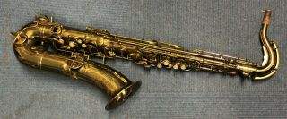 Rare Vintage Buescher Split Bell Key True Tone Aristrocrat Tenor Saxophone