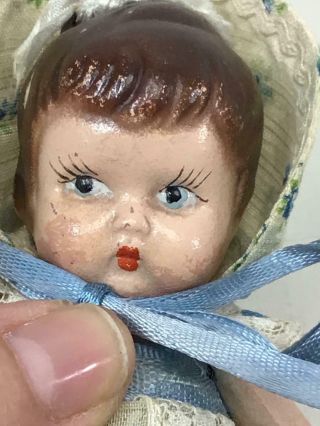 RARE VINTAGE JAPAN,  NANCY ANN STORYBOOK DOLL - MISTRESS MARY W/SUNBURST BOX 3