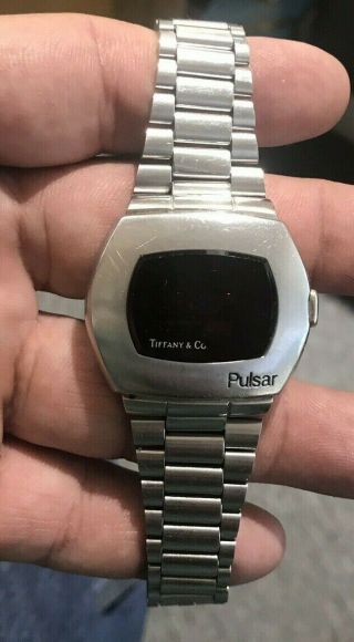 Pulsar P2 Led Watch By Tiffany & Co.  vintage watch,  VERY VERY RARE 2