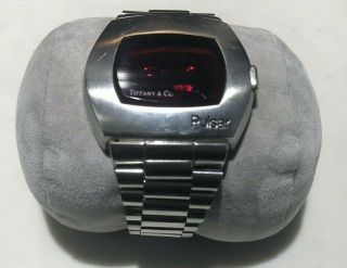 Pulsar P2 Led Watch By Tiffany & Co.  vintage watch,  VERY VERY RARE 3