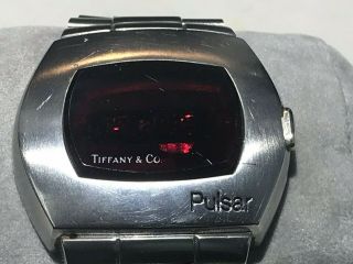 Pulsar P2 Led Watch By Tiffany & Co.  vintage watch,  VERY VERY RARE 4