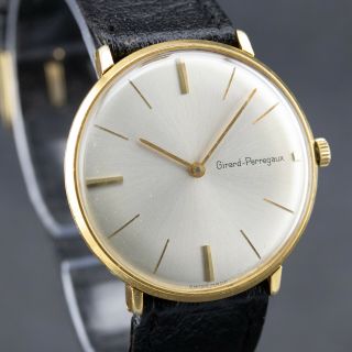 Vintage Girard Perregaux Dress Watch - 1960s - Swiss Made - Gold Plated - Runs