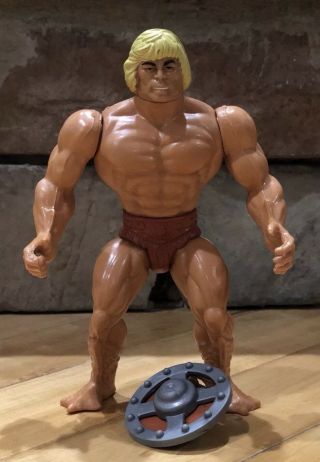 Rare Vintage Motu Master Of The Universe Top Toys Heman Oo - Lar Variant Reissue