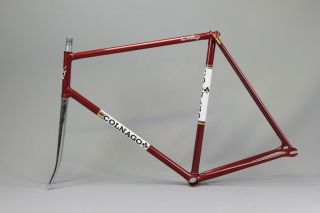 Restored - Colnago Pista Track 58x57,  5 Vintage Frame Bike Fci Velodrome