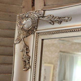 Extra Large silver Wall Floor Ornate Mirror bedroom hall living room vintage 3
