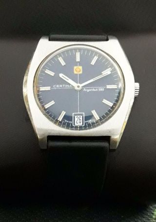 Certina Argonaut 280 Vintage Cal.  25 - 661 Rare 17j Swiss Watch.