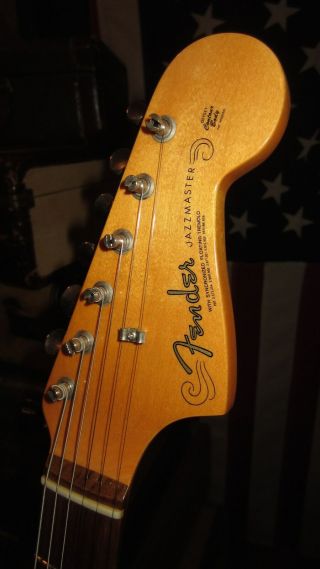 2009 Fender American Vintage Reissue 1962 Jazzmaster Sunburst w/ OHSC 3