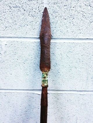 Antique Long Chinese Spear Lance Oriental Halberd N sword rapier 2