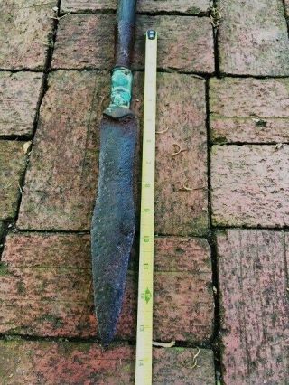 Antique Long Chinese Spear Lance Oriental Halberd N sword rapier 4