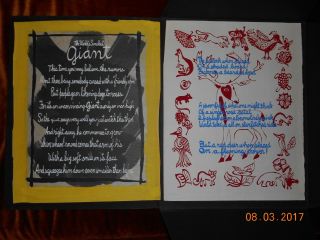 Glory Never Guesses Kenneth Patchen 18 Silk Screened Poetry Broadsides Very Rare 5