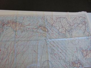 Large Wwii Us Aaf Double Sided Silk Escape Map Of Japan S.  China Sea 1944