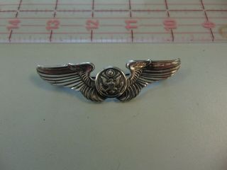 Wwii Ww2 Enlisted Air Crew Member Wing Marked Sterling Box50 - 11