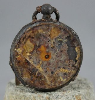 Rare Interesting Antique Silver Pocket Watch Abbatucci Shipwreck Cargo C1869