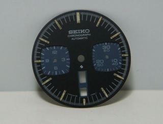 Authentic Vintage Dial For Seiko 6138 - 0040 Blue Bullhead Only