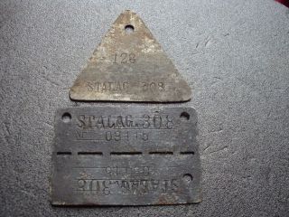 Ww2 German Stalag Erkennungsmarke Pow Camp Prisoners Dog Tag Identity Plaque Id