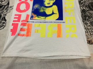 Rare Vintage Butthole Surfers DON ROCK “better Living Through Chemistry” T - shirt 3